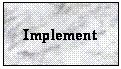 Text Box: Implement

